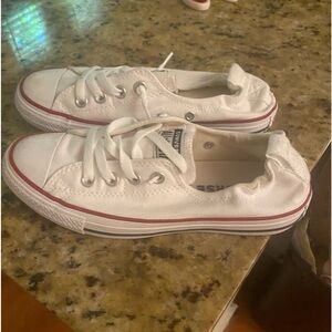 Size 7 womens white converse